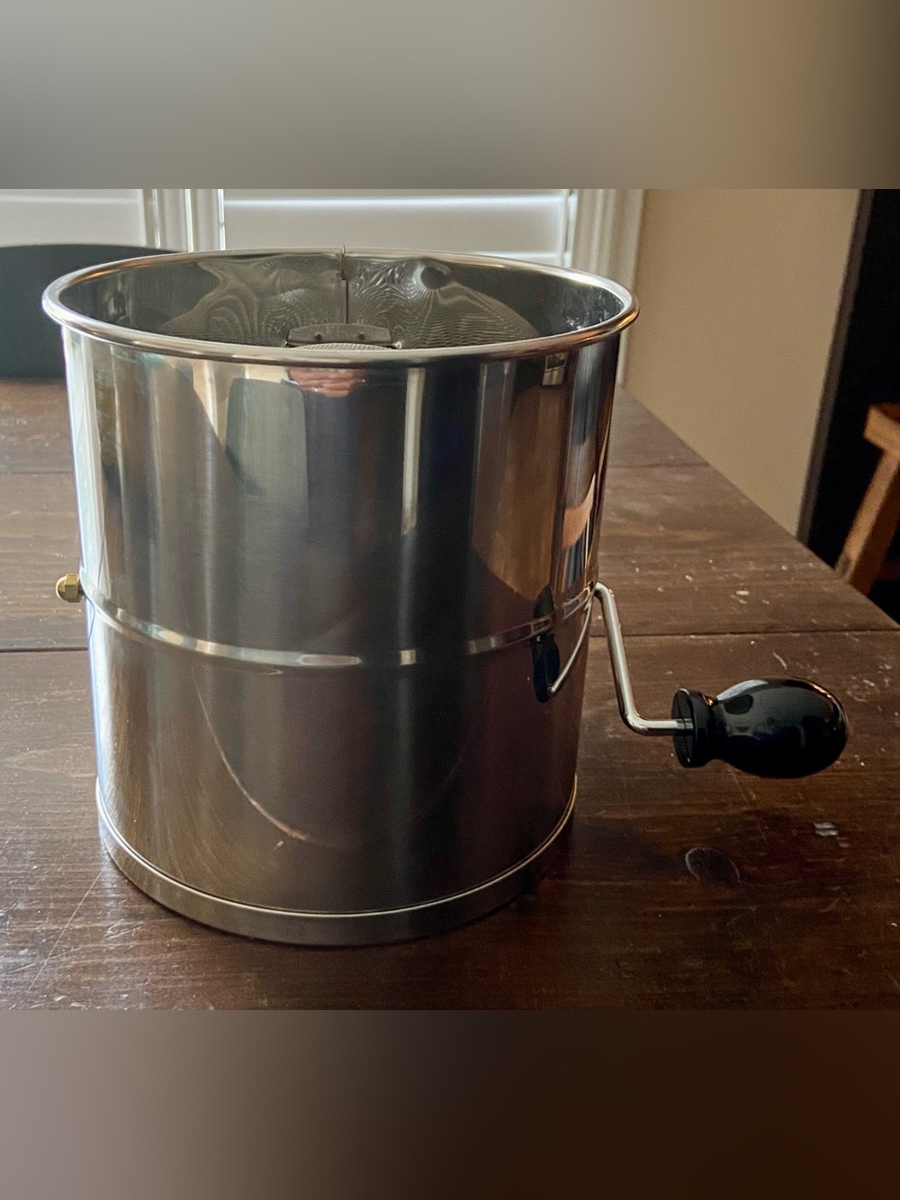 Fox Run Large Baking Flour Sifter, Stainless Steel, 8-Cup